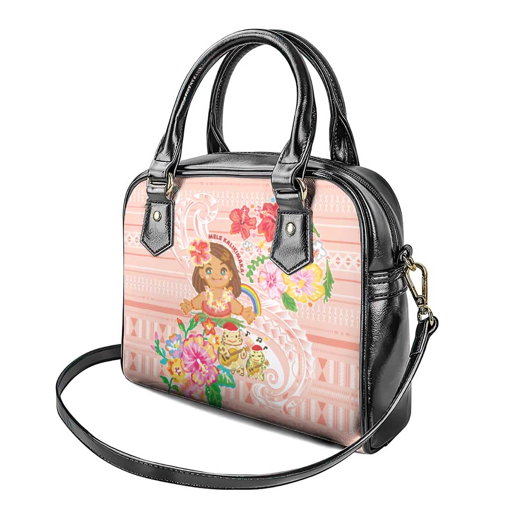 Aloha Hawaii Shoulder Handbag Kawaii Mele Kalikimaka - Pastel Fever LT7 - Polynesian Pride