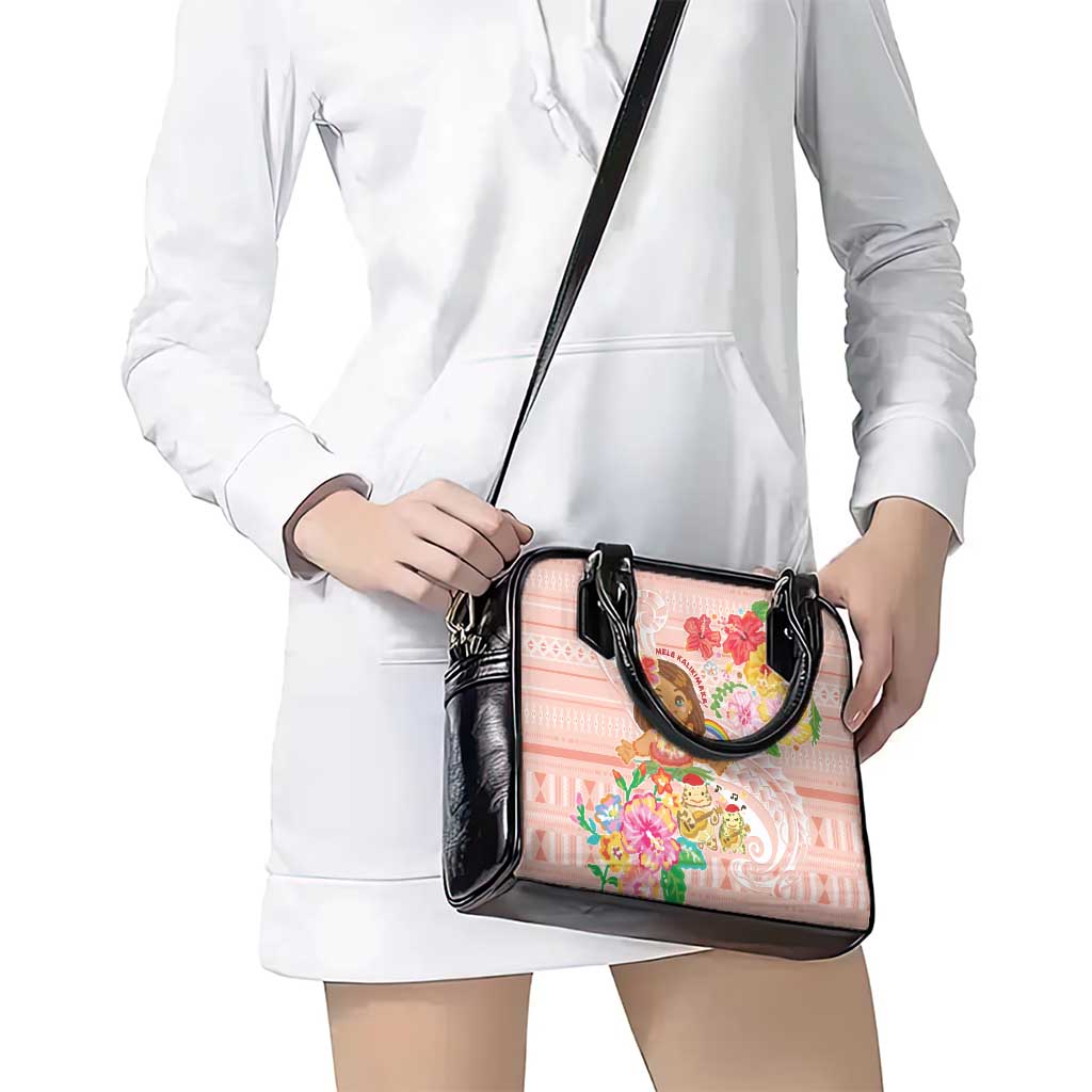 Aloha Hawaii Shoulder Handbag Kawaii Mele Kalikimaka - Pastel Fever LT7 - Polynesian Pride