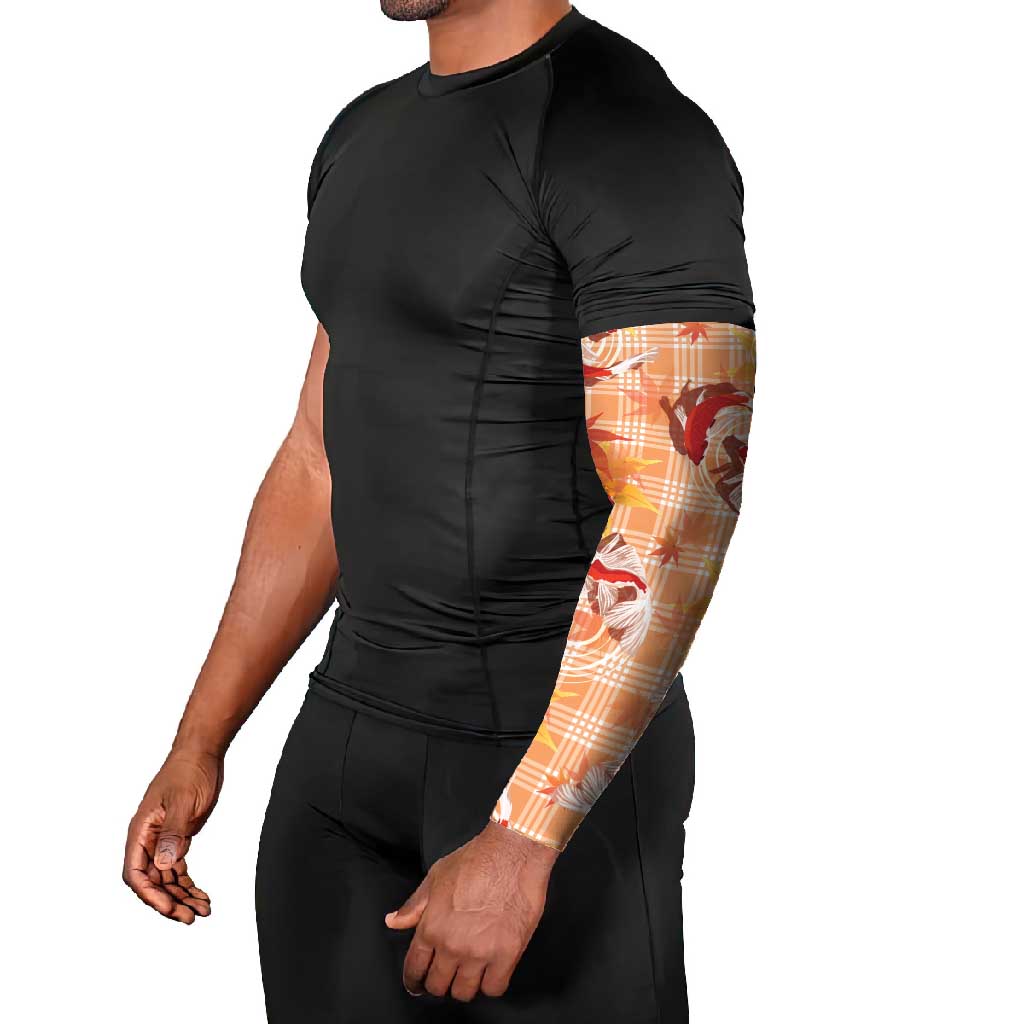 Orange Palaka Hawaii Aloha Arm Sleeves Koi Pond Mix Japanese Maple - Polynesian Pride