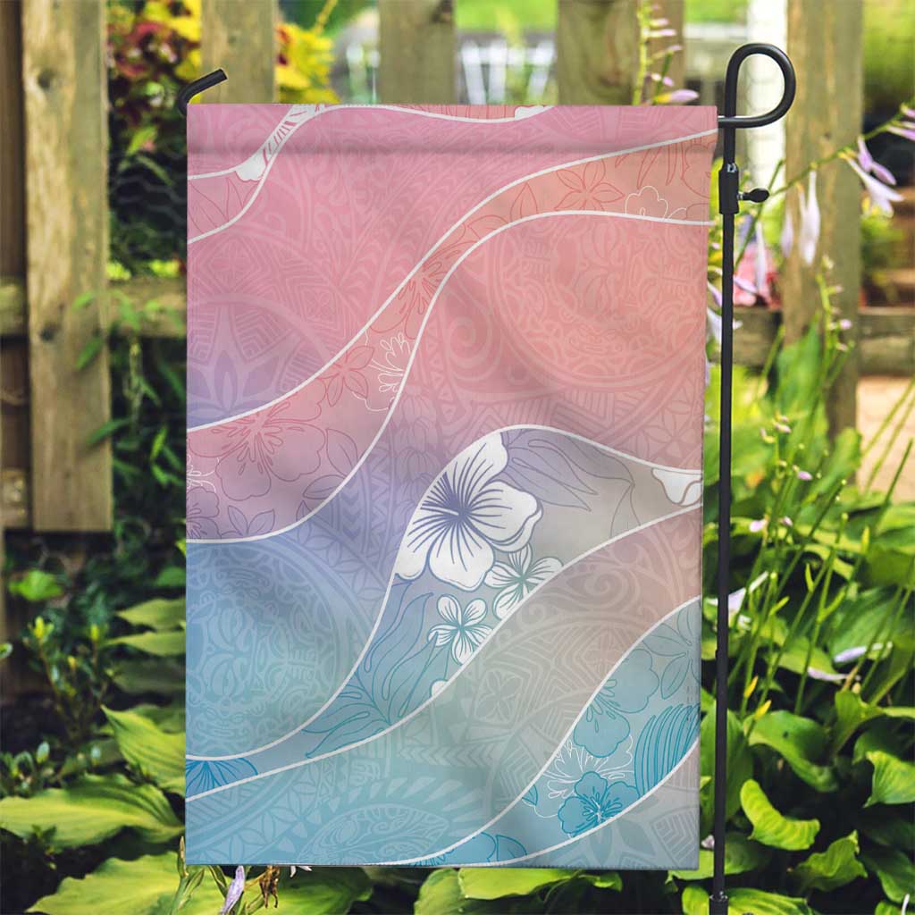 Aloha Hawaii Floral Tapa Garden Flag Patchwork Pastel Candy - Polynesian Pride