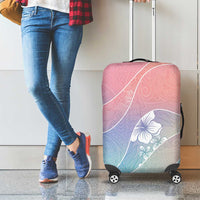 Aloha Hawaii Floral Tapa Luggage Cover Patchwork Pastel Candy - Polynesian Pride