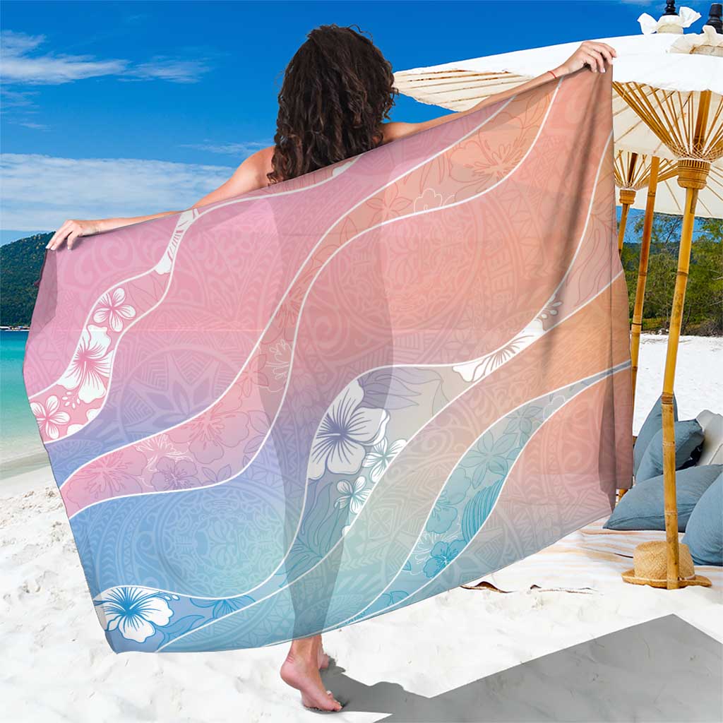 Aloha Hawaii Floral Tapa Sarong Patchwork Pastel Candy - Polynesian Pride