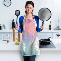 Hawaii Aloha Plumeria Lei Pastel Candy Palaka Apron - Polynesian Pride