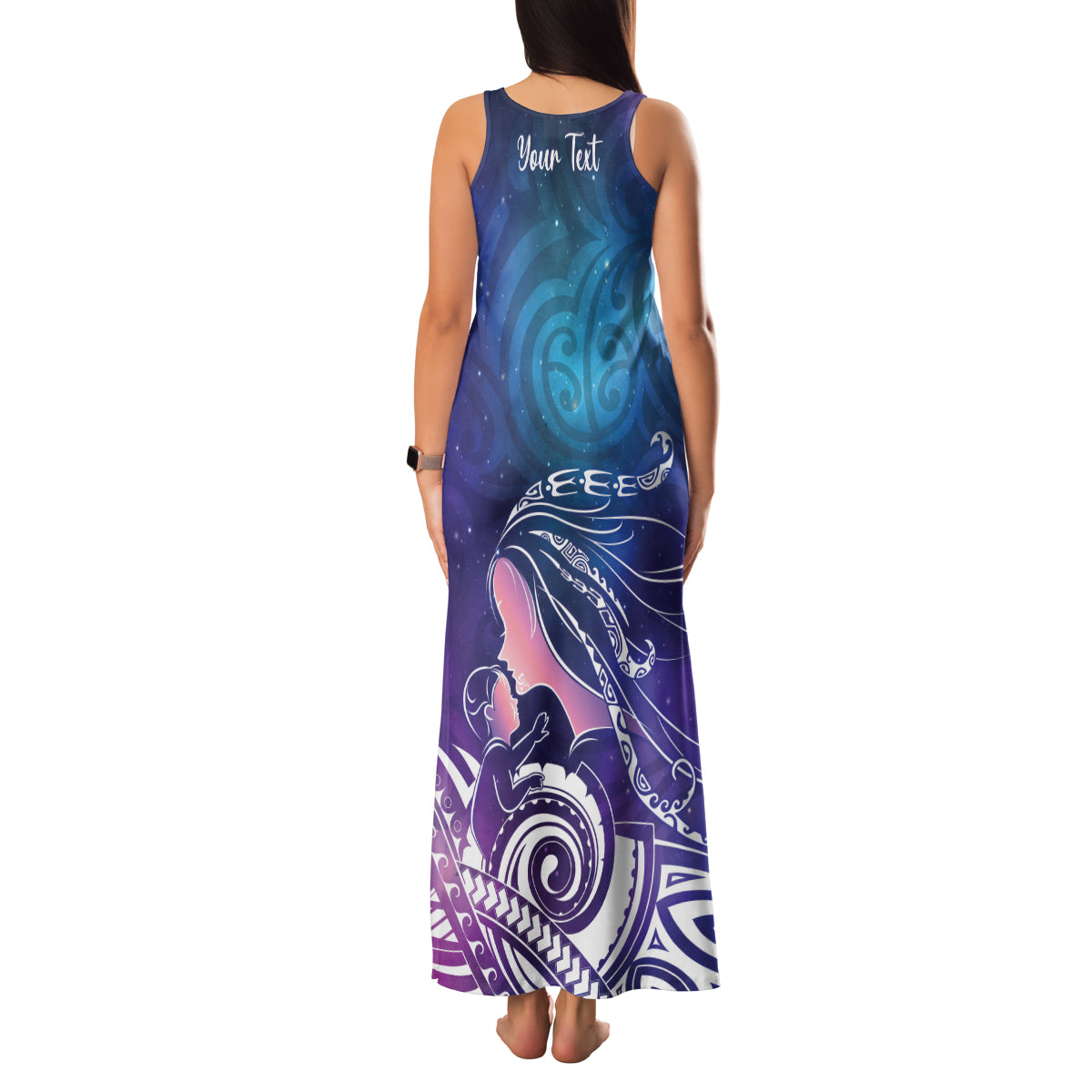 New Zealand Mother's Day Family Matching Tank Maxi Dress and Hawaiian Shirt Maori Hari Ra Mama LT7 - Polynesian Pride