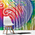 Aloha Pride Rainbow Tie Dye Window Curtain Humpback Whale - Love is Love