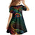 Hawaii Pride Family Matching Tank Maxi Dress and Hawaiian Shirt Rainbow Swirls