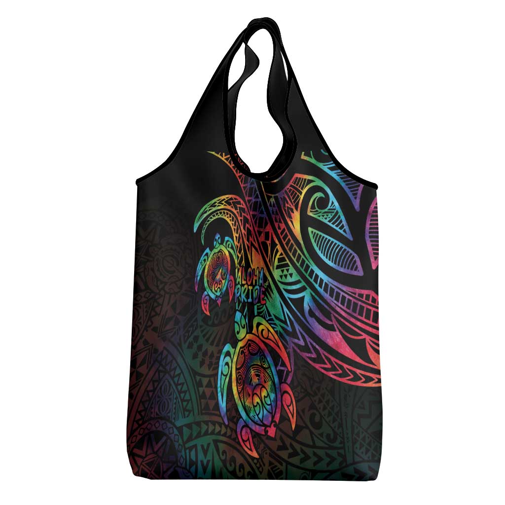 Hawaii Pride Grocery Bag Rainbow Swirls