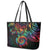 Hawaii Pride Leather Tote Bag Rainbow Swirls