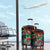 Hawaii Pride Luggage Cover Rainbow Swirls