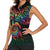 Hawaii Pride Women Sleeveless Polo Shirt Rainbow Swirls