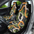 Aloha Festive Hawaii Car Seat Cover Mokihana - Maile and Ilima on Black - Polynesian Pride