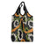 Aloha Festive Hawaii Grocery Bag Mokihana - Maile and Ilima on Black - Polynesian Pride