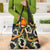 Aloha Festive Hawaii Grocery Bag Mokihana - Maile and Ilima on Black - Polynesian Pride