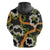 Aloha Festive Hawaii Hoodie Mokihana - Maile and Ilima on Black - Polynesian Pride