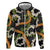 Aloha Festive Hawaii Hoodie Mokihana - Maile and Ilima on Black - Polynesian Pride