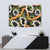 Aloha Festive Hawaii Tapestry Mokihana - Maile and Ilima on Black - Polynesian Pride