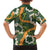 Aloha Festive Hawaii Hawaiian Shirt Mokihana - Maile and Ilima on Forest Green - Polynesian Pride