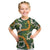 Aloha Festive Hawaii Kid T Shirt Mokihana - Maile and Ilima on Forest Green - Polynesian Pride