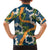 Aloha Festive Hawaii Hawaiian Shirt Mokihana - Maile and Ilima on Navy Blue - Polynesian Pride