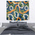Aloha Festive Hawaii Tapestry Mokihana - Maile and Ilima on Navy Blue - Polynesian Pride