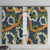 Aloha Festive Hawaii Window Curtain Mokihana - Maile and Ilima on Navy Blue - Polynesian Pride
