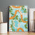 Aloha Festive Hawaii Canvas Wall Art Mokihana - Maile and Ilima on Turquoise - Polynesian Pride