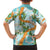 Aloha Festive Hawaii Hawaiian Shirt Mokihana - Maile and Ilima on Turquoise - Polynesian Pride
