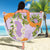 Aloha Festive Hawaii Beach Blanket Mokihana - Maile and Ilima on Lilac - Polynesian Pride