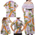 Aloha Festive Hawaii Family Matching Off Shoulder Maxi Dress and Hawaiian Shirt Mokihana - Maile and Ilima on Lilac - Polynesian Pride