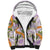 Aloha Festive Hawaii Sherpa Hoodie Mokihana - Maile and Ilima on Lilac - Polynesian Pride
