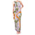 Aloha Festive Hawaii Tank Maxi Dress Mokihana - Maile and Ilima on Lilac - Polynesian Pride
