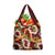 Aloha Festive Hawaii Grocery Bag Mokihana - Maile and Ilima on Crimson - Polynesian Pride