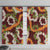 Aloha Festive Hawaii Window Curtain Mokihana - Maile and Ilima on Crimson - Polynesian Pride