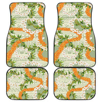 Aloha Festive Hawaii Car Mats Mokihana - Maile Leis in Muted Summer LT7 - Polynesian Pride