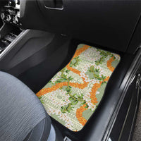 Aloha Festive Hawaii Car Mats Mokihana - Maile Leis in Muted Summer LT7 - Polynesian Pride