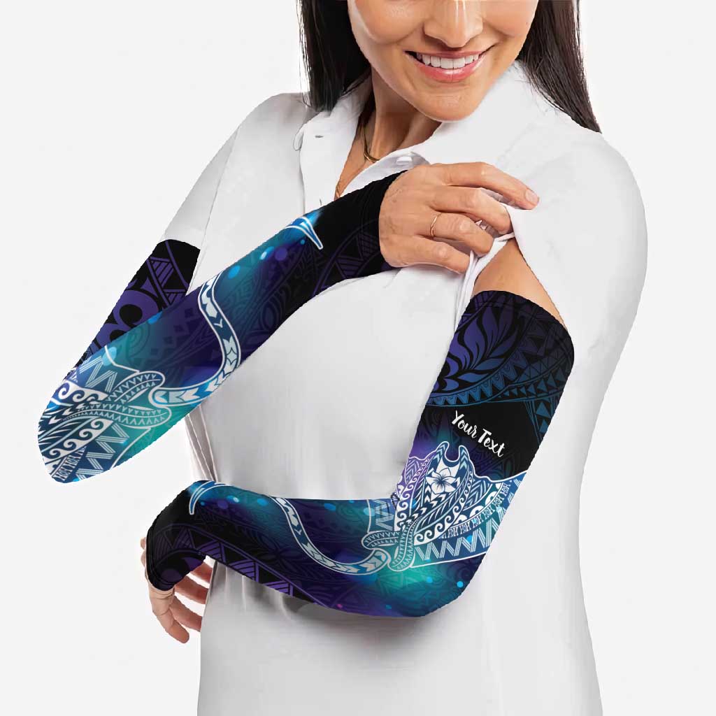 Polynesian Tala Manta Ray Arm Sleeves Nowhere You Could Go That I Won't Be With You - Polynesian Pride