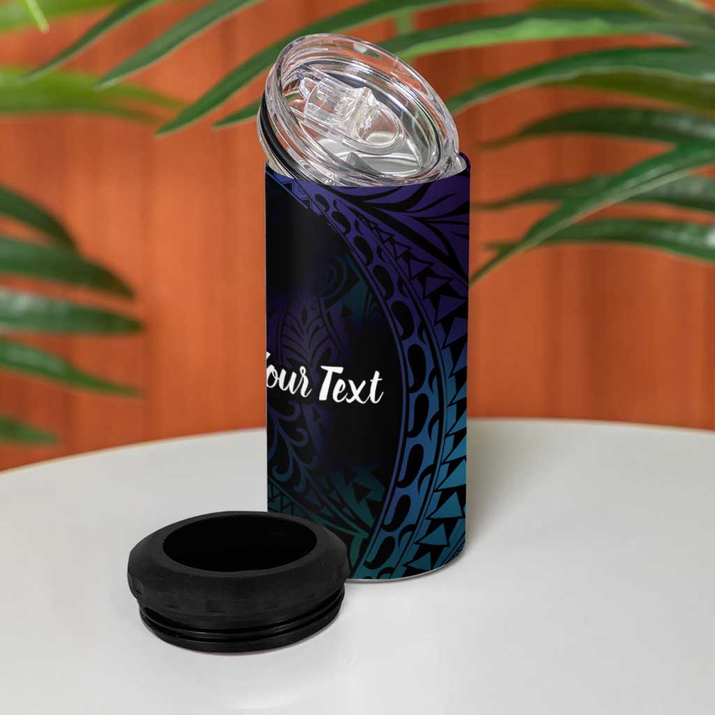 Polynesian Tala Manta Ray 4 in 1 Can Cooler Tumbler Nowhere You Could Go That I Won't Be With You - Polynesian Pride