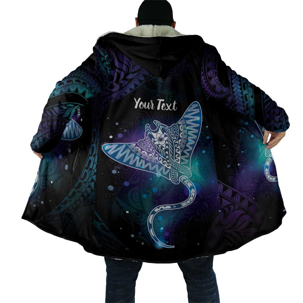 Polynesian Tala Manta Ray Cloak Nowhere You Could Go That I Won't Be With You - Polynesian Pride