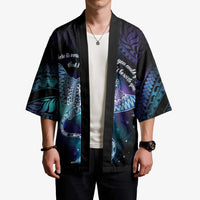 Polynesian Tala Manta Ray Kimono Nowhere You Could Go That I Won't Be With You - Polynesian Pride