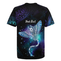 Polynesian Tala Manta Ray Rugby Jersey Nowhere You Could Go That I Won't Be With You LT7 - Polynesian Pride