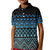 Maori Niho Taniwha Te Wheiao Kid Polo Shirt Moana Blue - Polynesian Pride