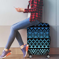 Maori Niho Taniwha Te Wheiao Luggage Cover Moana Blue - Polynesian Pride
