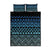 Maori Niho Taniwha Te Wheiao Quilt Bed Set Moana Blue - Polynesian Pride