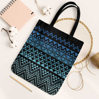 Maori Niho Taniwha Te Wheiao Tote Bag Moana Blue - Polynesian Pride