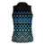 Maori Niho Taniwha Te Wheiao Women Sleeveless Polo Shirt Moana Blue - Polynesian Pride