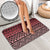 Maori Niho Taniwha Te Wheiao Bathroom Set Terracotta - Polynesian Pride