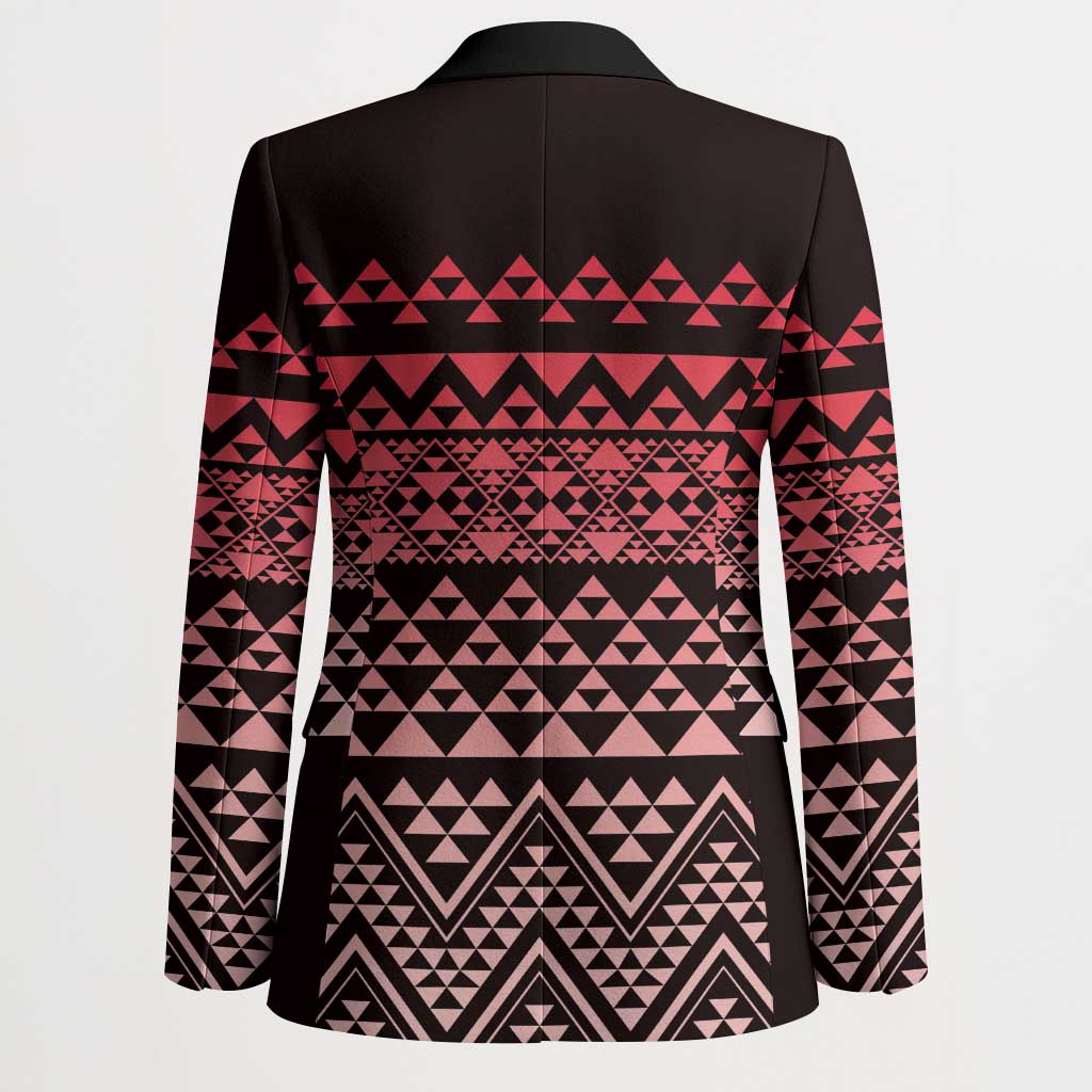 Maori Niho Taniwha Te Wheiao Blazer Terracotta - Polynesian Pride