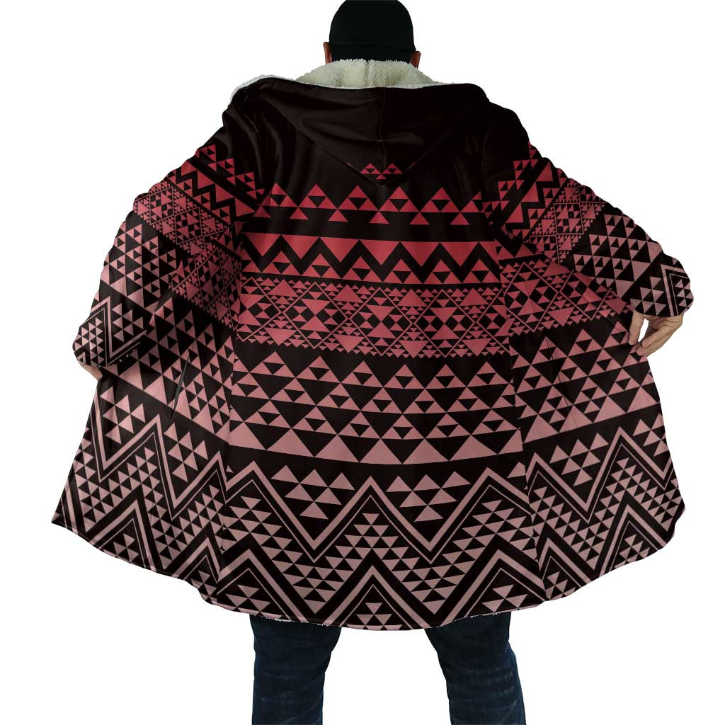 Maori Niho Taniwha Te Wheiao Cloak Terracotta - Polynesian Pride