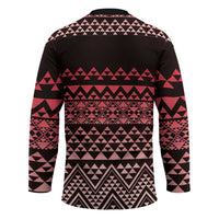 Maori Niho Taniwha Te Wheiao Hockey Jersey Terracotta - Polynesian Pride