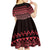 Maori Niho Taniwha Te Wheiao Kid Short Sleeve Dress Terracotta - Polynesian Pride